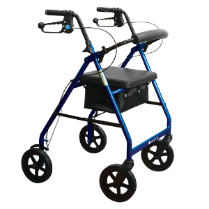 Aspire Classic Rollator - 8" Wheels - Blue