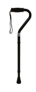 Bariatric Offset Handle Walking Stick  & Loop