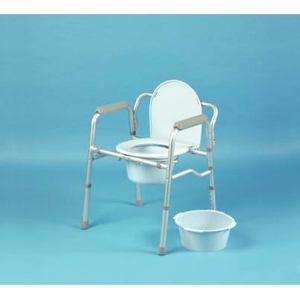 Folding Commode & Toilet Surround