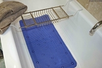 StayPut Anti-Slip Bath Mat - 43cm x 90cm - Blue