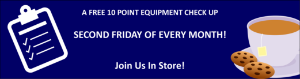 Equipment health check banner