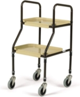 Days Height Adjustable Two Tray Trolley