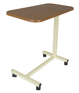 Adjustable Plastic Top Overbed Table