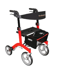 Aspire Stride Rollator - Red