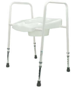 Toilet Frame and Seat - Integrity - Height Adjustable - Free Standing